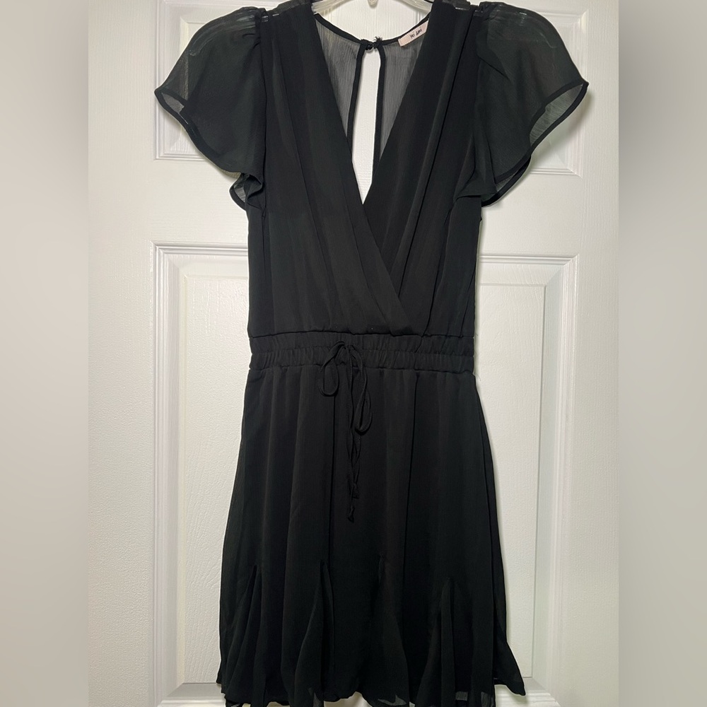 Francesca's Collections Black Mini Dress